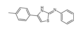 4-(4-methylphenyl)-N-phenyl-1,3-thiazol-2-amine Structure