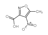 5-甲基-4-硝基-3-异恶唑羧酸结构式