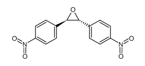 trans-2,3-Bis-(p-nitrophenyl)oxirane Structure