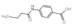 4-(butanoylamino)benzoic acid Structure