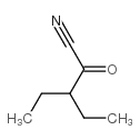 2-ethylbutanoyl cyanide Structure