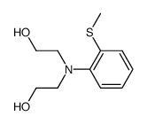 N,N-Bis-(2-hydroxyaethyl)-2-methylthio-anilin Structure