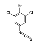 4-Bromo-3,5-dichlorophenylisothiocyanate Structure