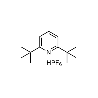 2,6-Di-tert-butylpyridinehexafluorophosphate Structure