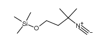 (3-isocyano-3-methylbutoxy)trimethylsilane结构式