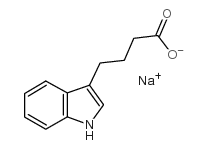 3-吲哚丁酸钠结构式