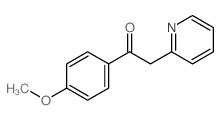 Ethanone,1-(4-methoxyphenyl)-2-(2-pyridinyl)-结构式