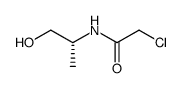 (R)-2-chloro-N-(1-hydroxypropan-2-yl)acetamide结构式