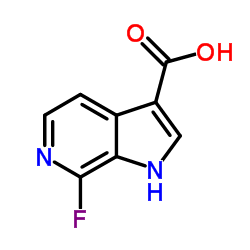 7-Fluoro-6-azaindole-3-carboxylic acid Structure