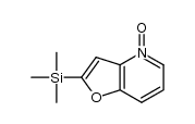 2-(trimethylsilanyl)furo[3,2-b]pyridine 4-oxide结构式