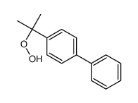 1-(2-hydroperoxypropan-2-yl)-4-phenylbenzene结构式