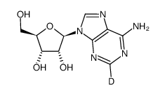 adenosine-2-d1 Structure