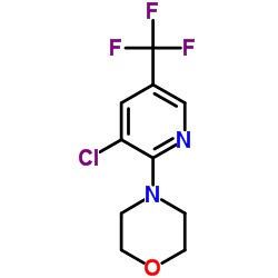 4-(3-氯-5-(三氟甲基)吡啶-2-基)吗啉结构式