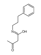 3-羰基-N-(3-苯基-丙基)-丁酰胺结构式