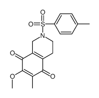 7-methoxy-6-methyl-2-(4-methylphenyl)sulfonyl-3,4-dihydro-1H-isoquinoline-5,8-dione Structure