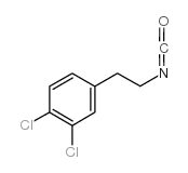3,4-二氯苯乙基异氰酸酯结构式