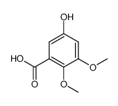 5-hydroxy-2,3-dimethoxy-benzoic acid结构式