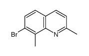7-溴-2,8-二甲基喹啉结构式