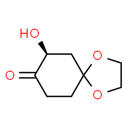 (S)-7-羟基-1,4-二氧杂螺[4.5]癸烷-8-酮结构式
