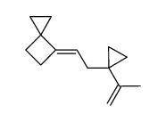 4-(2-(1-(prop-1-en-2-yl)cyclopropyl)ethylidene)spiro[2.3]hexane结构式