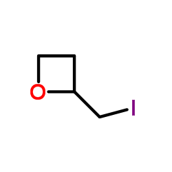 2-(碘甲基)氧杂环丁烷结构式