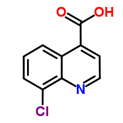 8-氯喹啉-4-羧酸结构式