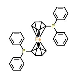 1,1'-双(二苯基膦)二茂铁结构式