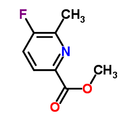 Methyl 5-fluoro-6-methyl-2-pyridinecarboxylate Structure