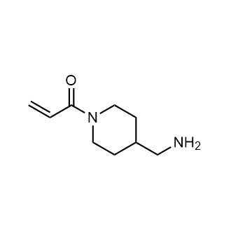 1-(4-(氨基甲基)哌啶-1-基)丙-2-烯-1-酮结构式