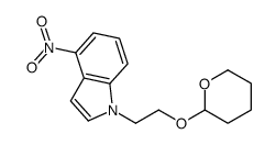 4-nitro-1-[2-(oxan-2-yloxy)ethyl]indole Structure