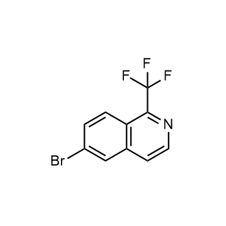 6-溴-1-(三氟甲基)异喹啉结构式
