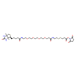 生物素-四聚乙二醇-S-S-活性酯结构式