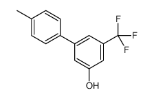 3-(4-methylphenyl)-5-(trifluoromethyl)phenol结构式