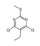 4,6-Dichloro-5-ethyl-2-(methylsulfanyl)pyrimidine Structure