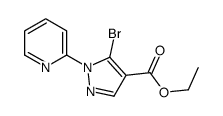 5-溴-1-(吡啶-2-基)-1H-吡唑-4-羧酸乙酯结构式
