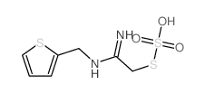 S-(2-Imino-2-((2-thienylmethyl)amino)ethyl) hydrogen thiosulfate Structure