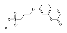 potassium 3-[(2-oxo-2H-1-benzopyran-7-yl)oxy]propanesulphonate Structure