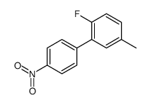 4-Fluoro-3-(4-nitrophenyl)toluene structure