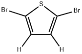 2,5-二溴噻吩-D2结构式