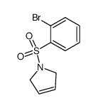 1-(2-bromobenzenesulfonyl)-2,5-dihydro-1H-pyrrole Structure