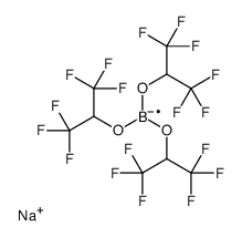 Sodium Tris(1,1,1,3,3,3-hexafluoroisopropoxy)borohydride [Reducing Reagent] Structure