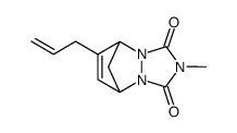 8-Allyl-4-methyl-2,4,6-triaza-tricyclo[5.2.1.02,6]dec-8-ene-3,5-dione Structure
