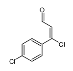 3-CHLORO-3-(4-CHLOROPHENYL)ACROLEIN Structure