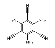 1,3,5-triamino-2,4,6-tricyanobenzene结构式