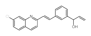 (E)-1-(3-(2-(7-氯-2-喹啉基)乙烯基苯基)-2-丙烯-1-醇结构式