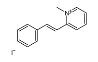 1-methyl-2-(2-phenylethenyl)pyridin-1-ium,iodide结构式