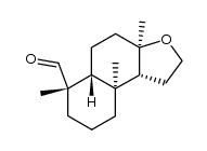 8α,12-epoxy-13,14,15,16-tetranorlabdan-19-al Structure