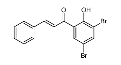 3',5'-dibromo-2'-hydroxychalcone Structure