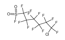 6-chloro-1,1,2,2,3,3,4,4,5,5,6,6-dodecafluorohexane-1-sulfonyl fluoride Structure