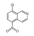 8-氯-5-硝基异喹啉结构式